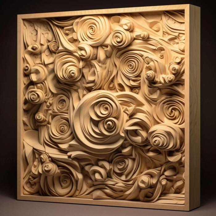 نموذج ثلاثي الأبعاد لآلة CNC 3D Art 